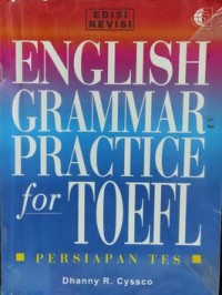 Image of English grammar practice for toefl : persiapan ed. revisi