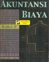 Image of Akuntansi Biaya Ed.5