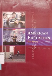 Image of American education 13th edition