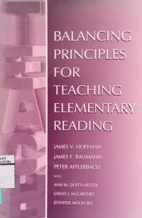 Image of Balancing principles for teaching elemtary reading