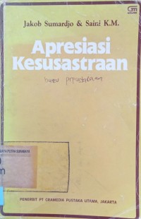 Image of Apresiasi kesusastraan