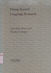 Image of Doing second language research