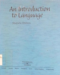Image of An introduction to language ed.7
