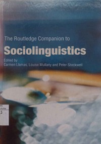 Image of The routledge companion to sociolinguistics