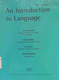 Image of An introduction to language third canadian ed.