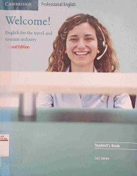 Image of Welcome : english for the travel and tourism industry ed. 2