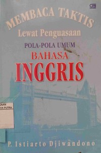 Image of Membaca taktis lewat penguasaan pola-pola umum bahasa inggris
