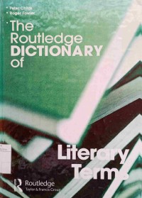 Image of The Routledge Dictionary of Literary Terms