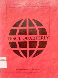 Image of Tesol Quarterly vol.35 no.3 autumn 2001