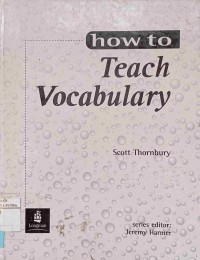 Image of How to teach vocabulary
