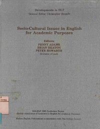 Image of Socio-cultural issues in english for academic purposes