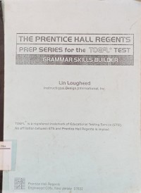 Image of The prentice hall regents prep series for the TOEFL test : grammar skills builder