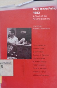Image of Italy at the polls,1983: a study of the national elections