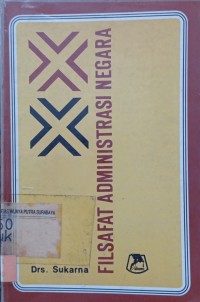 Image of Filsafat administrasi negara