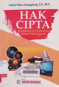 Image of Hak cipta: kedudukan & peranannya dalam pembangunan