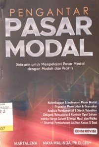 Image of Pengantar pasar modal : didesain untuk mempelajari pasar modal dengan mudah dan praktis