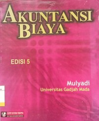 Image of Akuntansi Biaya Ed.5
