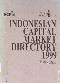 Image of Indonesian Capital Market Directory 1999 Ed.10