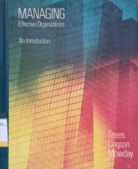 Image of Managing Effective Organizations An Introduction