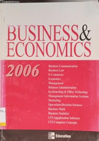 Image of Business & Economics 2006