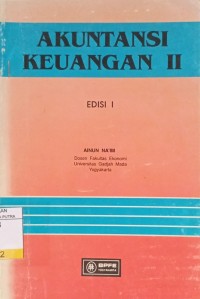 Image of Akuntansi Keuangan II Ed.1
