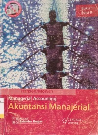 Image of Akuntansi Manajerial Buku.1 Ed.8