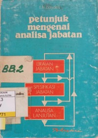 Image of Petunjuk Mengenai Analisa Jabatan