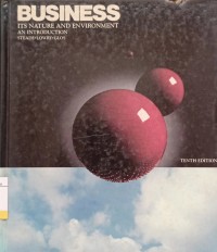 Image of Business : Its Nature and Environment an Introduction Ed.10