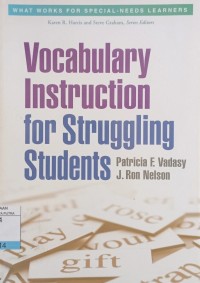 Image of Vocabulary Instruction for Struggling Students