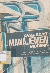 Image of Azas - Azas Manajemen Modern