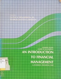Image of Student Study Guide to Accompany : an Introduction to Financial Management
