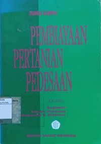 Image of Pembiayaan Pertanian Pedesaan : Bunga Rampai
