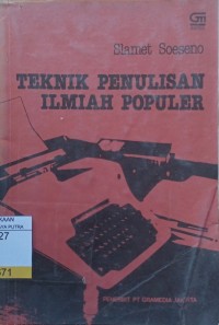 Image of Teknik Penulisan Ilmiah Populer