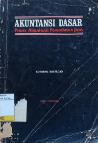 Image of Akuntansi Dasar : Proses Akuntansi Perusahaan Jasa Ed.1