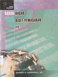 Image of Dasar - Dasar Riset Pemasaran Ed.4 Jil.1
