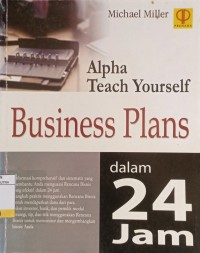 Image of Alpha Teach Yourself Business Plans Dalam 24 Jam