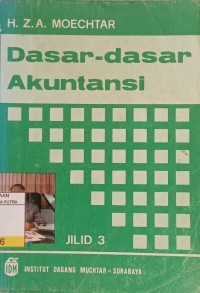 Image of Dasar - Dasar Akuntansi Jil.3