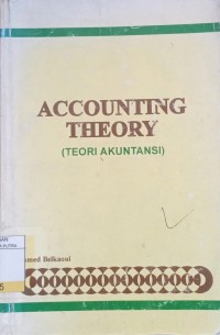 Image of Accounting Theory : Teori Akuntansi