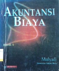 Image of Akuntansi Biaya Ed.5