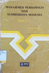 Image of Manajemen Personalia dan Sumberdaya Manusia Ed.2