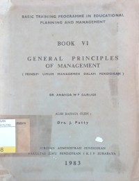 Image of General Principles of Management