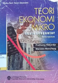Image of Teori Ekonomi Mikro : Suatu Pengantar Ed.2