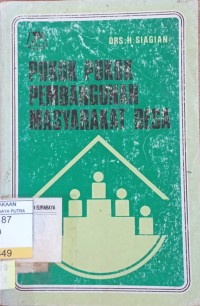 Image of Pokok - Pokok Pembangunan Masyarakat Desa