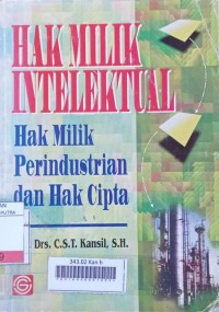 Image of Hak Milik Intelektual : Hak Milik Perindustrian dan Hak Cipta