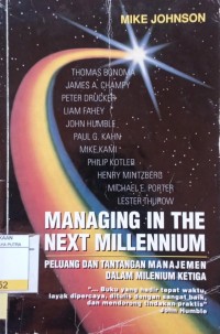 Image of Managing In The Next Millennium