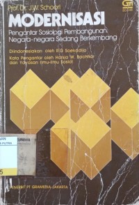 Image of Modernisasi : Pengantar Sosiologi Pembangunan Negara-Negara Sedang Berkembang