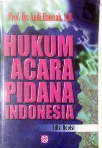 Image of Hukum Acara Pidana Indonesia
