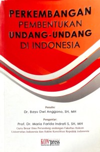Image of Perkembangan Pembentukan Undang-Undang di Indonesia