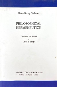 Image of Philosophical Hermeneutics